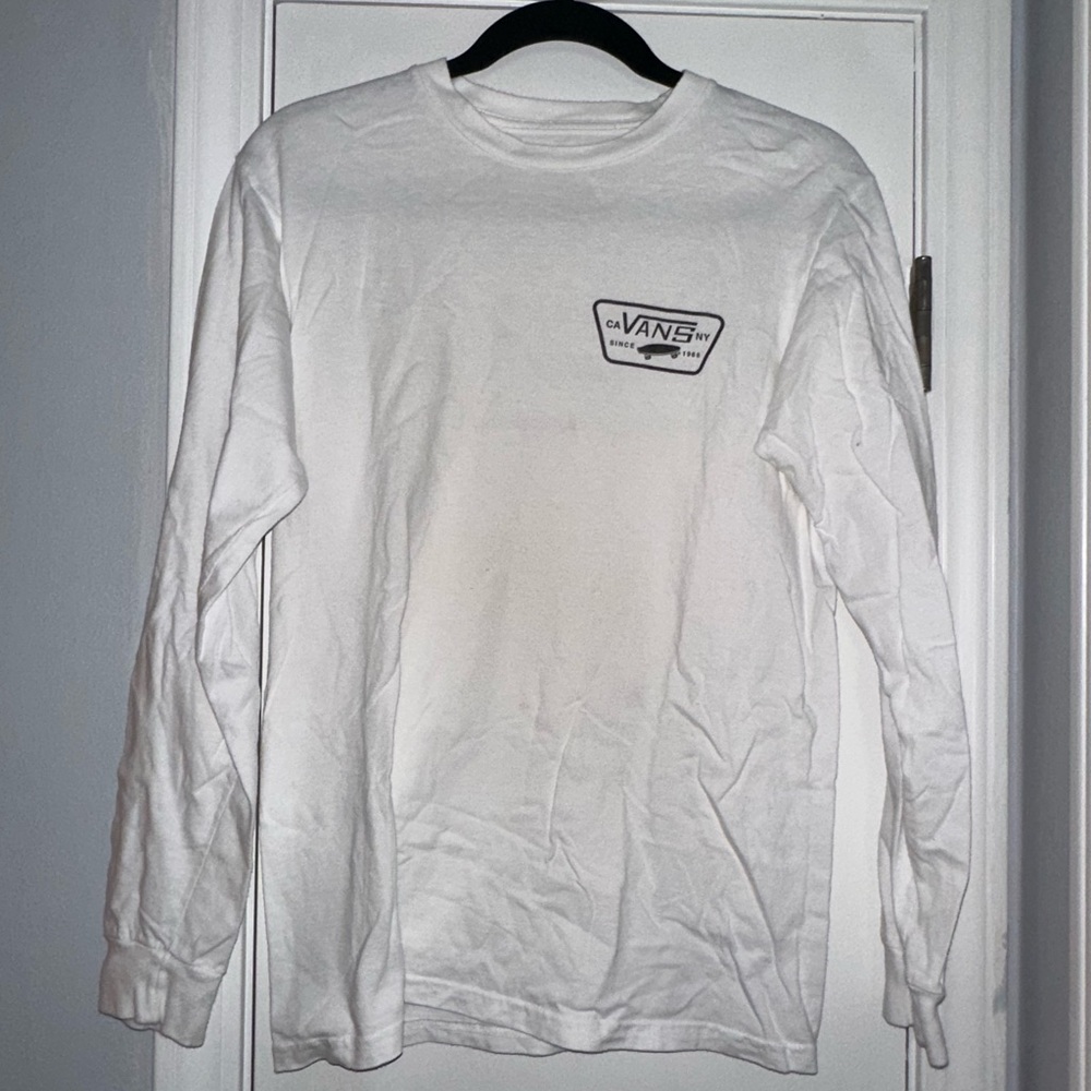 Vans Classic White Long Sleeve Tee